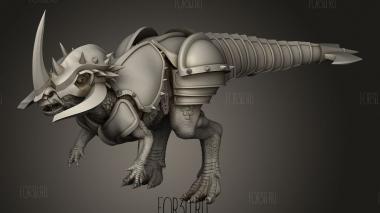 Пахицефалозавр Толстоклювый Стоячий 3d stl модель для ЧПУ