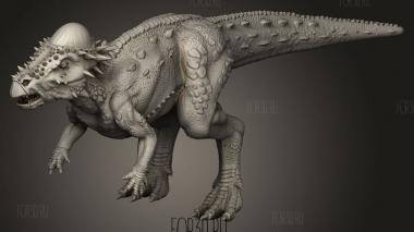 Пахицефалозавр Стоячий Pachyc 3d stl модель для ЧПУ