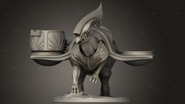 Паразауролофы 3d stl модель для ЧПУ