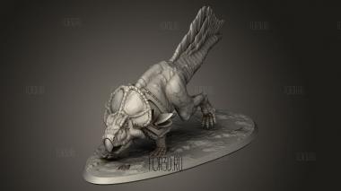 Звери с Бахромой Протоцератопсов 3d stl модель для ЧПУ