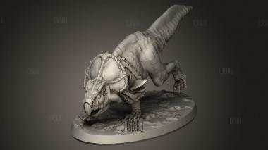 Звери Протоцератопсы 3d stl модель для ЧПУ