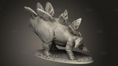 Звери Стегозавр Боб стего вернулся 3d stl модель для ЧПУ