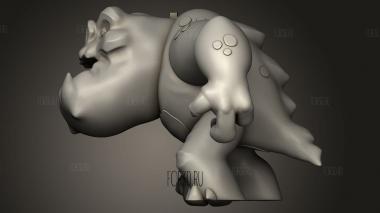 Боба Фетт о Злопамятной Чиби 3d stl модель для ЧПУ