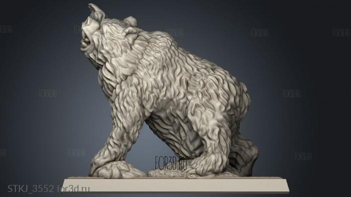 Bear sb stl model for CNC