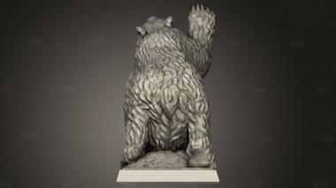 Медведь 3d stl модель для ЧПУ