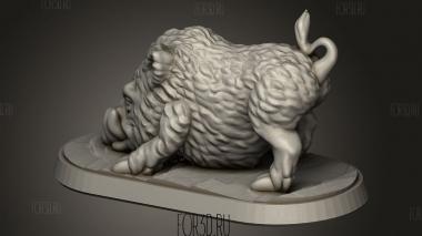 Кабан 3d stl модель для ЧПУ