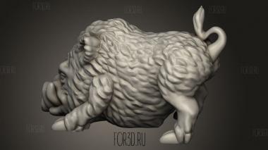 Кабан 3d stl модель для ЧПУ