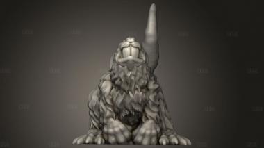 Гигантская крыса 3d stl модель для ЧПУ