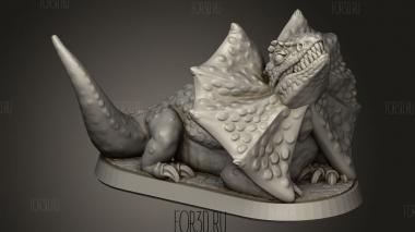 рб с оборками из ящерицы 3d stl модель для ЧПУ