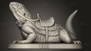 Гора ящериц 3d stl модель для ЧПУ