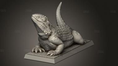 Ящерица 3d stl модель для ЧПУ
