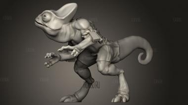 Забавные Люди Ящерицы-Сцинки, Поделки CAMOSKINK 3d stl модель для ЧПУ