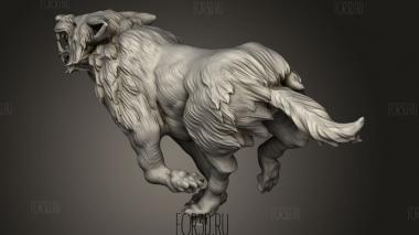 Персонажи ГОБЛИНЫ Животное Волк 3d stl модель для ЧПУ