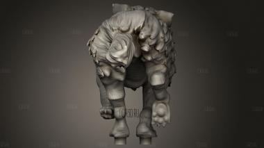 Персонажи ГОБЛИНЫ Животное Волк 3d stl модель для ЧПУ