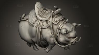 Персонажи ГОБЛИНОВ Босс Король Криз свинья-гоблин 3d stl модель для ЧПУ