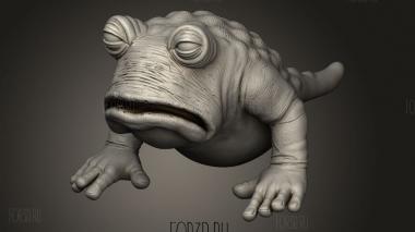 Размер лягушки для удара Бубоикуллаар 3d stl модель для ЧПУ
