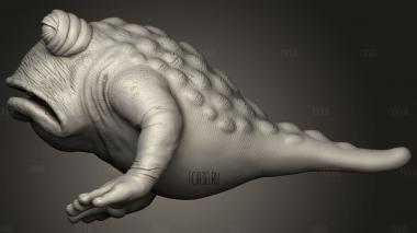 Размер лягушки для удара Бубоикуллаар 3d stl модель для ЧПУ