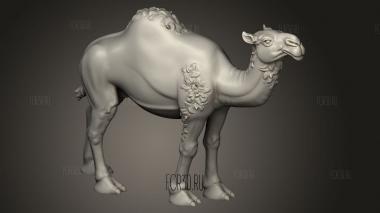 ВЕРБЛЮДЫ ВЕРБЛЮД ГОЛЫЙ 3d stl модель для ЧПУ