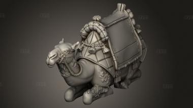 Верблюды СИДЯТ В ВЕРБЛЮЖЬЕМ СЕДЛЕ 3d stl модель для ЧПУ