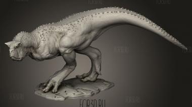 Карнотавр 3d stl модель для ЧПУ