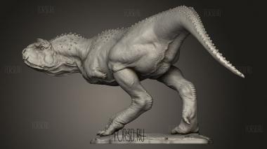 Карнотавр 3d stl модель для ЧПУ