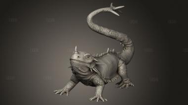 Пещеры Отчаяния Гигантской Пещерной Ящерицы 3d stl модель для ЧПУ