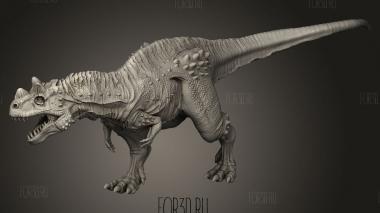 Цератозавр 3d stl модель для ЧПУ