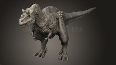 Цератозавр 3d stl модель для ЧПУ