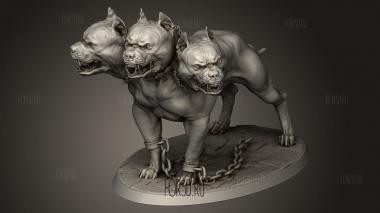 Цербер 3d stl модель для ЧПУ