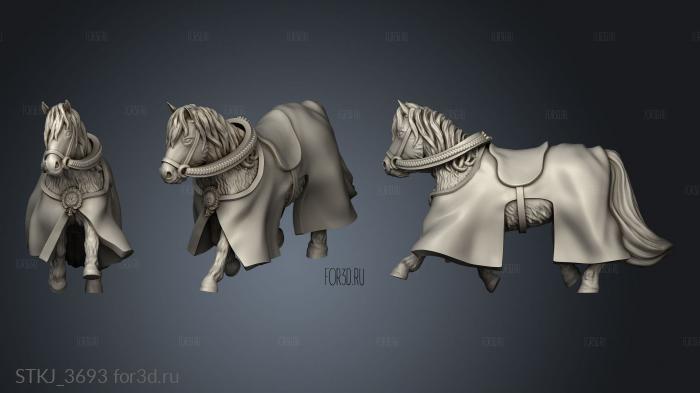 Chapter halfling war pony stl model for CNC