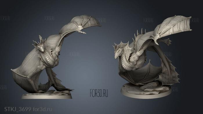 Chapter Wyvern stl model for CNC