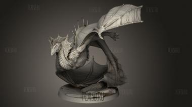 Глава Виверны 3d stl модель для ЧПУ
