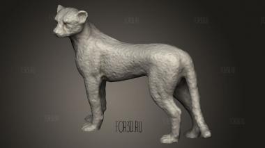 Гепард вд 3d stl модель для ЧПУ