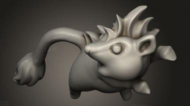 Классическая Рысь 3d stl модель для ЧПУ