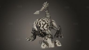 Потерянная Пещерная Гончая с Мозгом 3d stl модель для ЧПУ