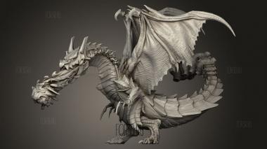 Колоссальный Адский Дрейк 3d stl модель для ЧПУ