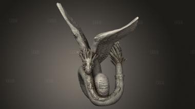 Куатль 3d stl модель для ЧПУ
