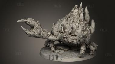Краб 3d stl модель для ЧПУ