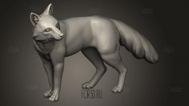 Рыжие Лисы Fox 3d stl модель для ЧПУ