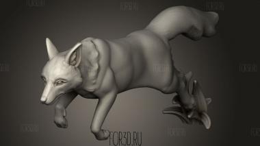 Рыжие Лисы Fox 3d stl модель для ЧПУ