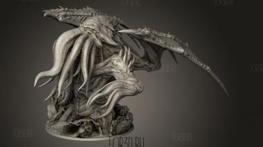 Ктулху 3d stl модель для ЧПУ