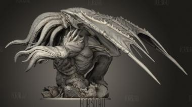 Ктулху 3d stl модель для ЧПУ