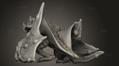 Драконовская Летучая Мышь 3d stl модель для ЧПУ