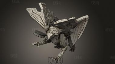 КИБЕР-дракон 3d stl модель для ЧПУ
