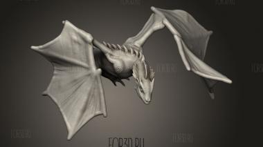 Дейенерис дракон бас айл 3d stl модель для ЧПУ