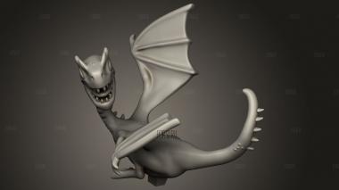 Дракон Дейенерис Таргариен 3d stl модель для ЧПУ