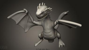 Дракон Дейенерис Таргариен 3d stl модель для ЧПУ