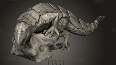 Темные солнечные карлики со стороны ствола 3d stl модель для ЧПУ