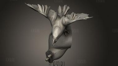 Смерть Darksiders Кристиана Юстаманте Джейкобса с Crow 3d stl модель для ЧПУ