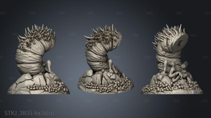 Death Worm Death Worm stl model for CNC